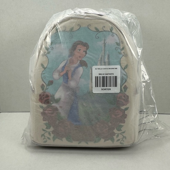 disney beauty and the beast belle castle mini backpack Loungefly Disney Beauty And The Beast Belle Castle Mini Backpack